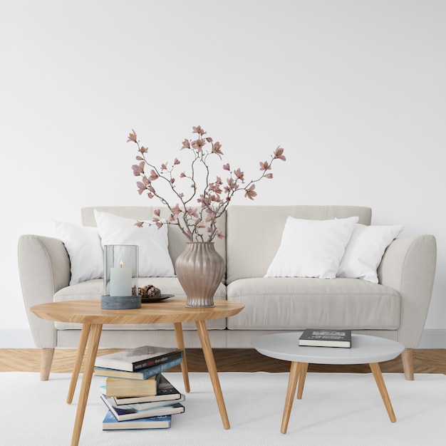 moderno design degli interni del soggiorno