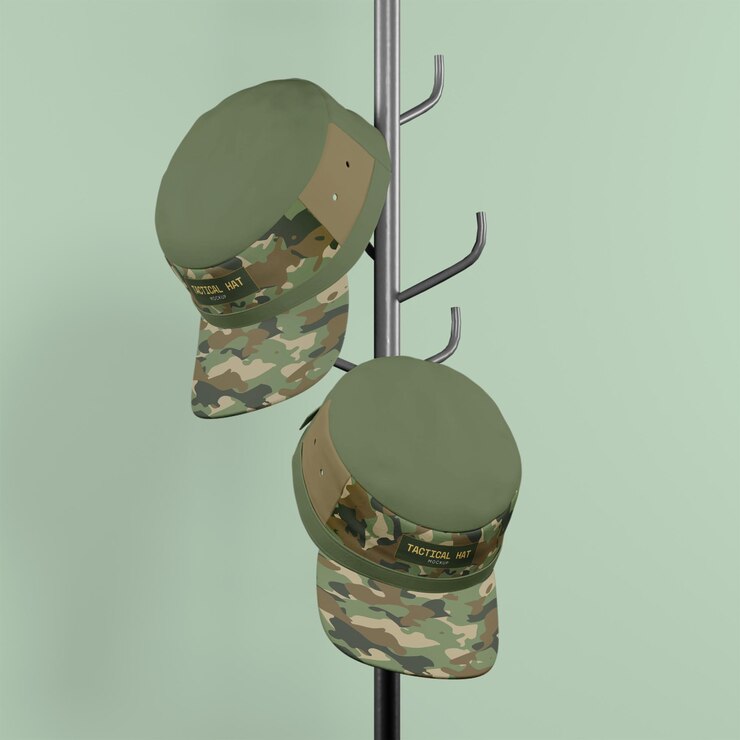 PSD moderno modelo de sombrero táctico