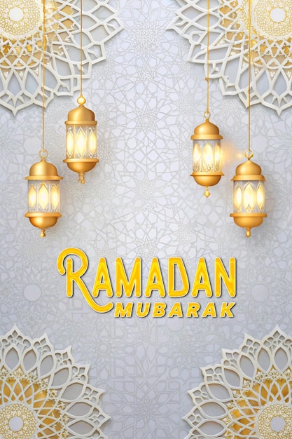Moderno Ramadan Kareem plantilla de festival islámico tradicional para el diseño de publicaciones en redes sociales