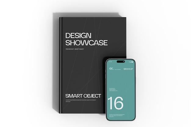 Moderno Smartphone e Modelo de Livro
