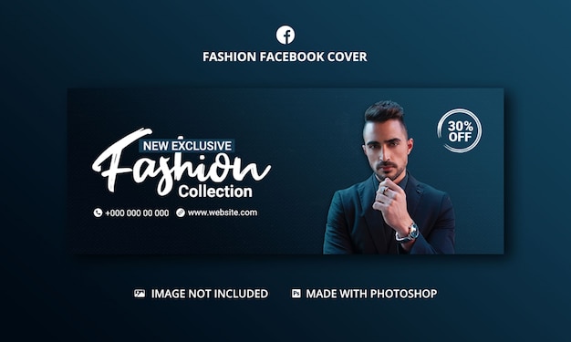 PSD modeverkauf facebook cover banner vorlage