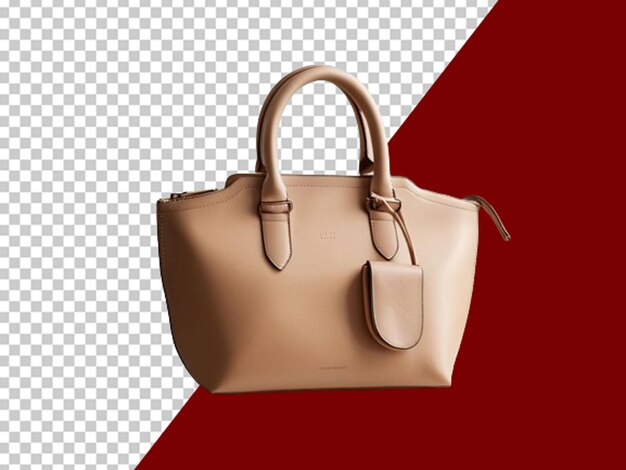 Modische beige ledertasche