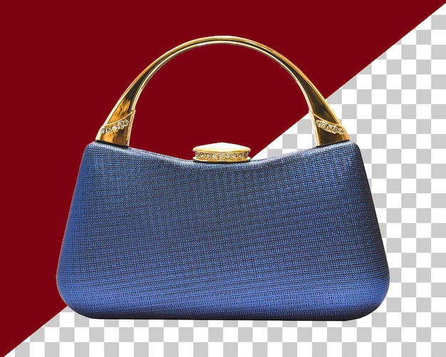 Modische Handtasche mit weißem Hintergrund 3D-Rendering