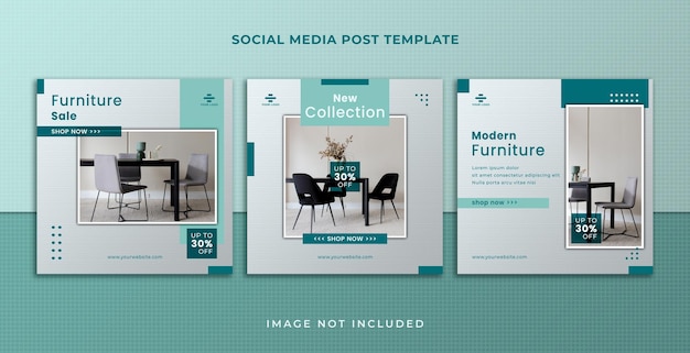 Möbelverkauf instagram post design vorlagensammlung