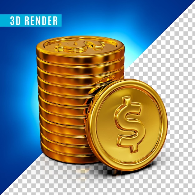 PSD moeda de ouro splash bingo jackpot ganhar moedas de pôquer de cassino 3d premium