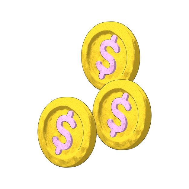 Moedas de dólar de ouro