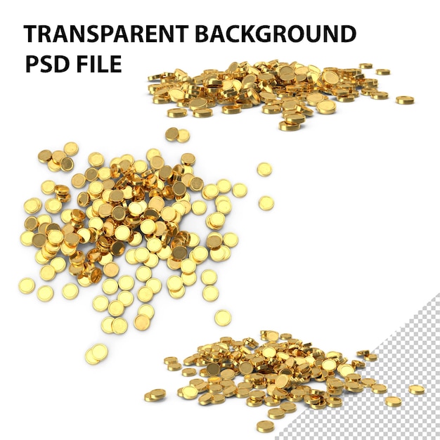 Moedas de ouro PNG