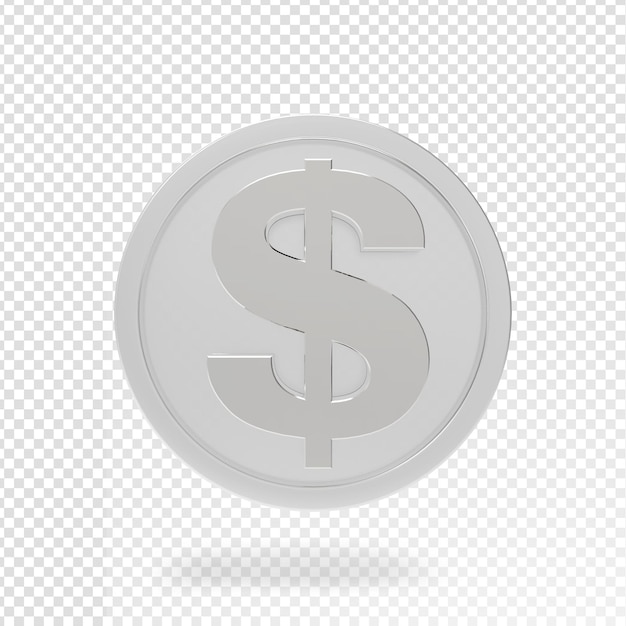 moedas realistas de dólar de prata girando diferentes pilhas de dinheiro dourado ou tesouro