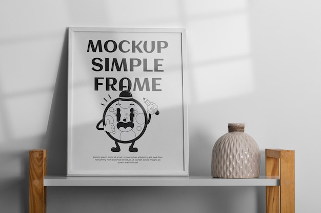 Molduras para fotos simples para design de interiores e decoração
