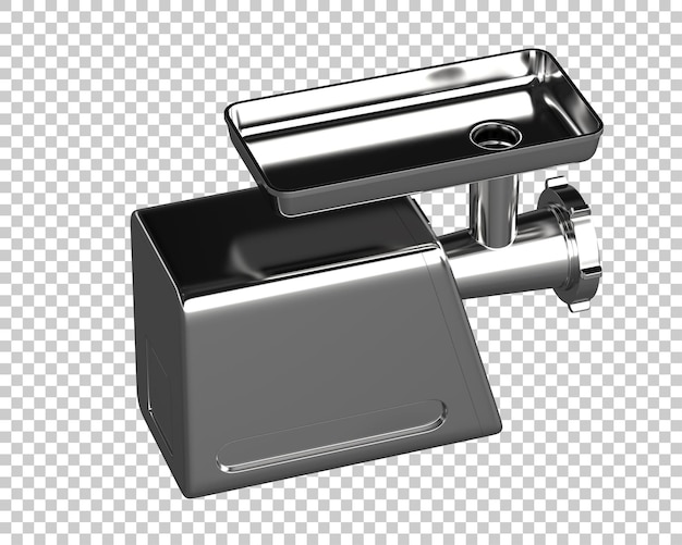 Un molinillo de carne aislado sobre un fondo blanco Ilustración de renderización 3D