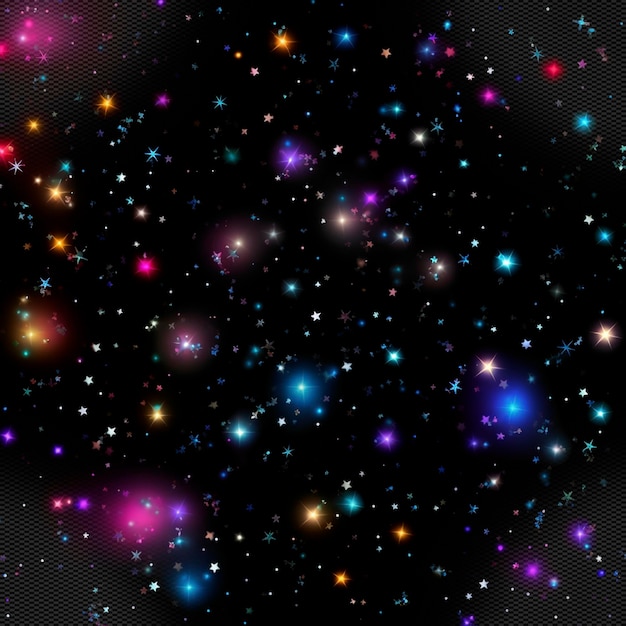 molte stelle e l'effetto spazio