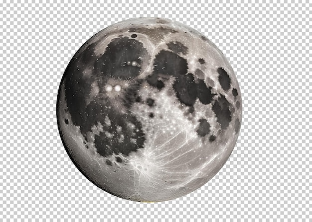 Mond isolierter transparenter Hintergrund