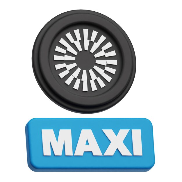 moneda de manto criptográfico icono 3D aislado en el fondo blanco