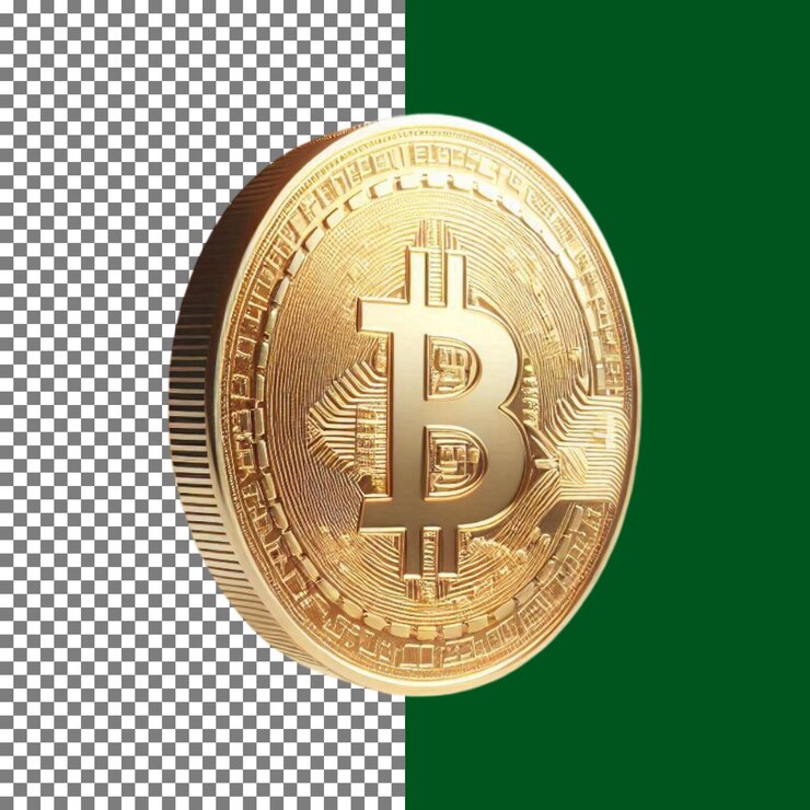 PSD una moneda de oro bellamente elaborada moneda de oro con la figura de la libertad en un fondo transparente png