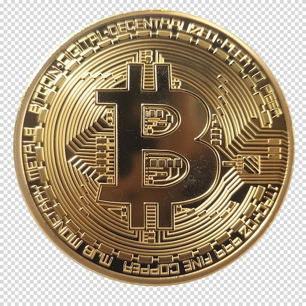 PSD la moneda de oro de bitcoin (btc) es una moneda editable en la que se pueden editar tokens 3d y monedas de oro.