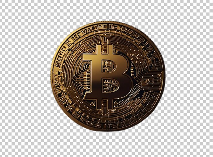 PSD una moneda de oro con la letra b en ella
