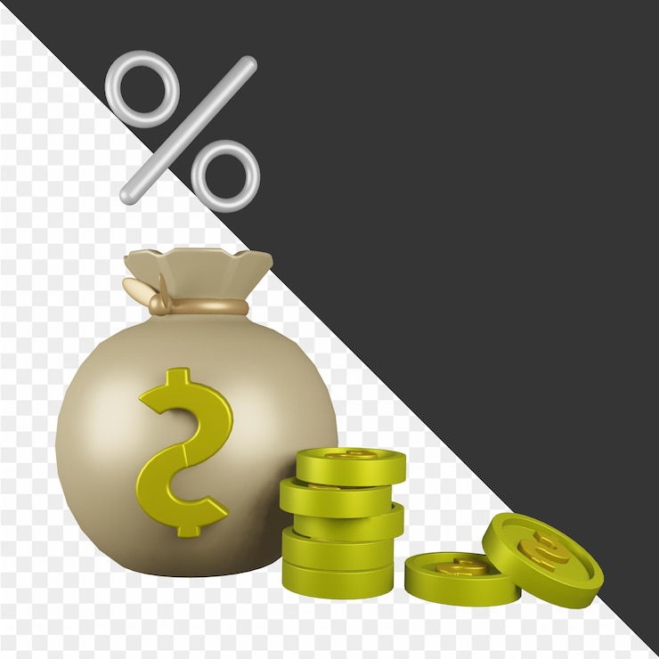 PSD una moneda de oro con un símbolo de dólar en ella