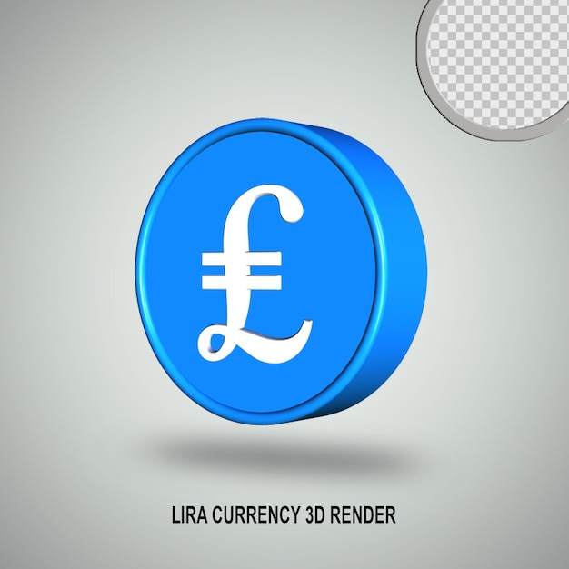 PSD moneda de renderizado 3d