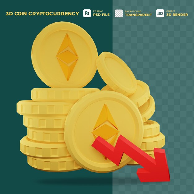 MONEDAS 3D CRIPTO MONEDA DE ET3D ICONO MANOS DE DIBUJOS ANIMADOS SOSTENER MONEDAS HEREUM CON FONDO TRANSPARENTE 2