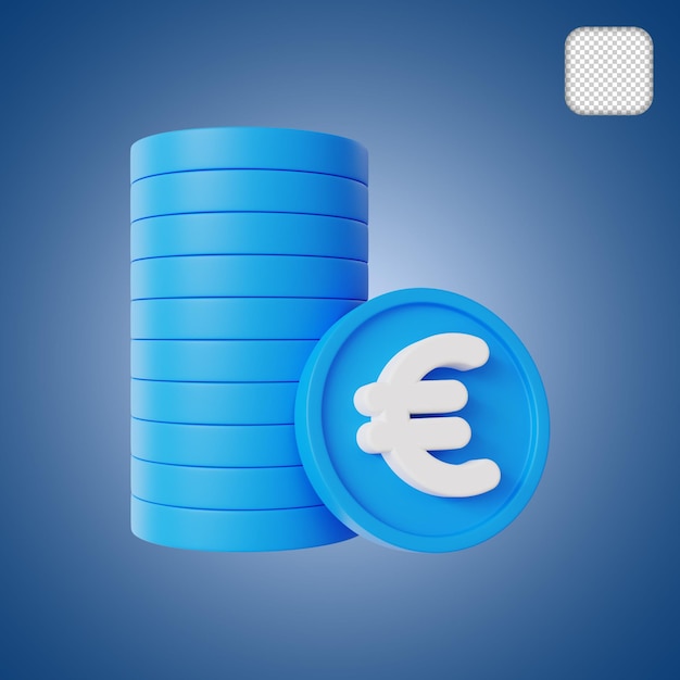 Money euro coin icons para aplicativos móveis ux ui