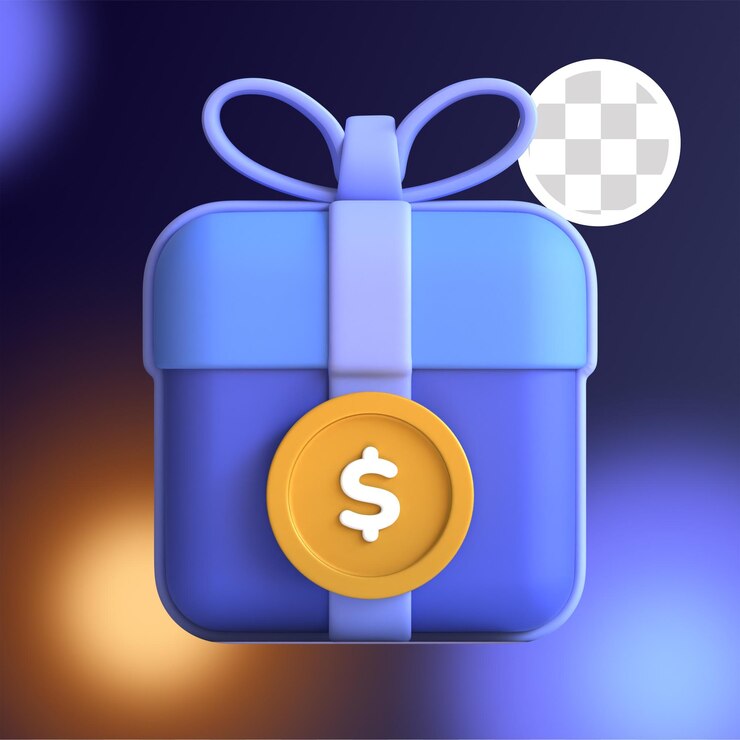 money reward 3d icon