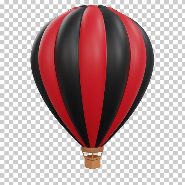 Mongolfiera di rendering 3D isolata