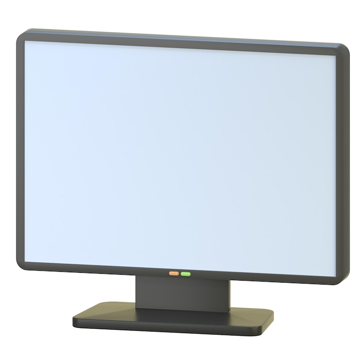PSD monitor 3d illustrazione icon pack elemento
