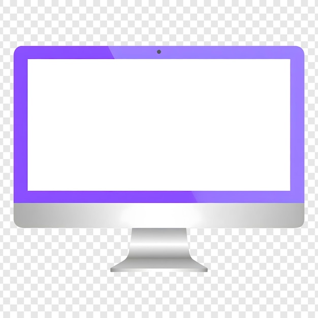 Un monitor de computadora moderno con un diseño elegante