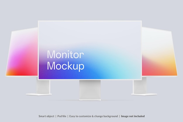 Monitora la scena del mockup