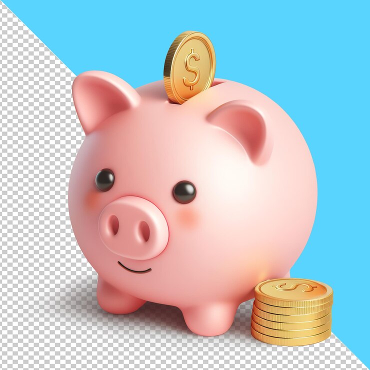 PSD monnaie d'un dollar de la tirelire