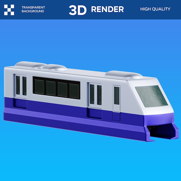 Monorail 3D object Icon