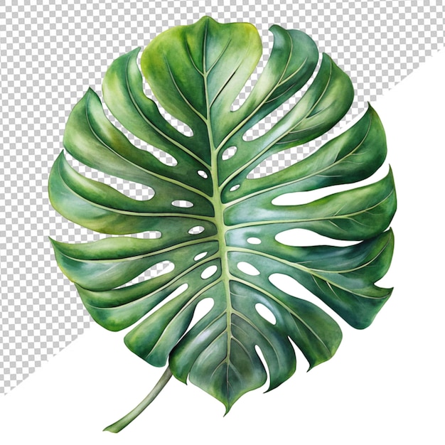 PSD monstera deliciosa auf durchsichtigem hintergrund