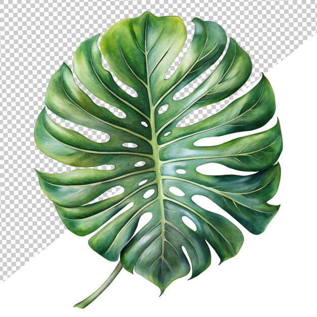 Monstera Deliciosa Sur Un Fond Transparent