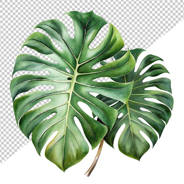 Monstera Deliciosa Sur Un Fond Transparent