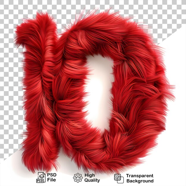 Monstre Rouge Numéro 10 Typographie Numéro 3d Fichier Png