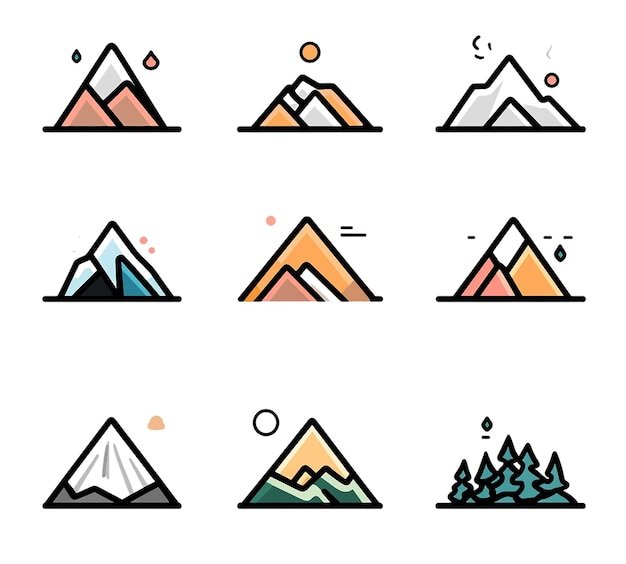 montaña de calidad hd