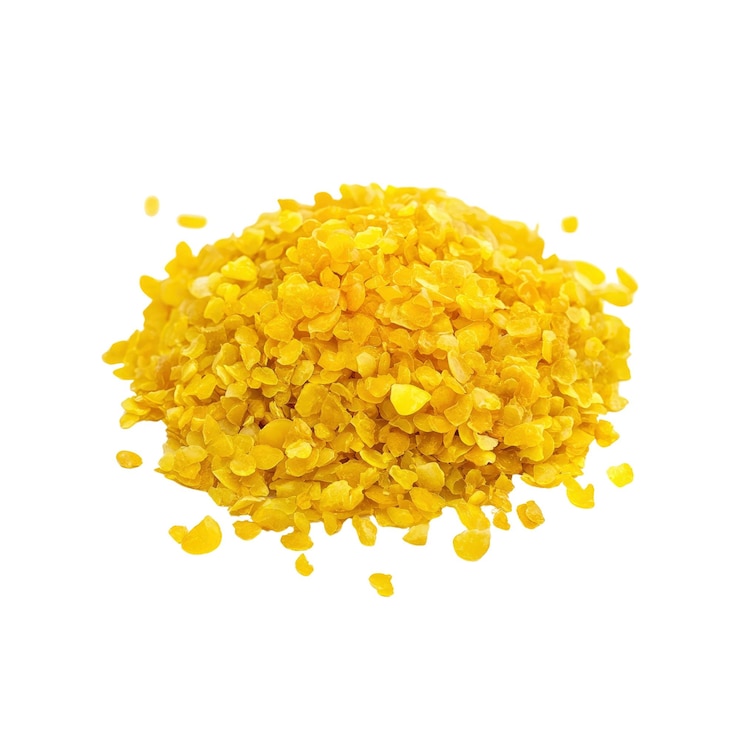 PSD un montón de granos de maíz amarillo secos