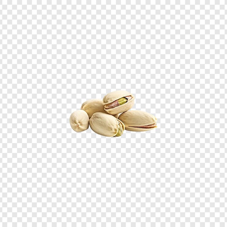 PSD un montón de nueces con un fondo blanco