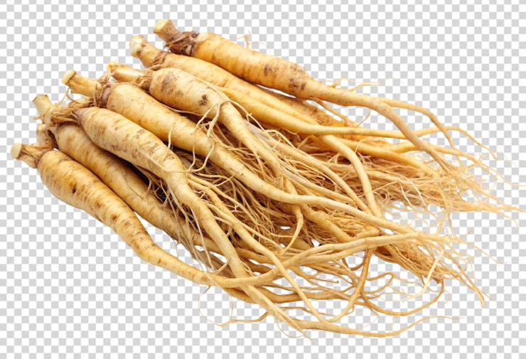 PSD un montón de zanahorias con un fondo blanco