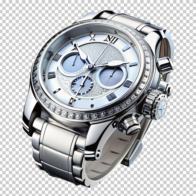 Une Montre De Luxe En Argent