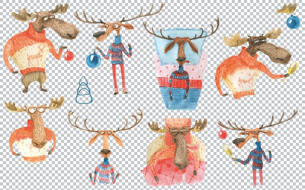 Moose and Deer se preparan para celebrar la Navidad