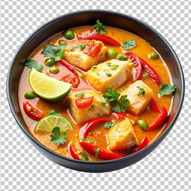 Moqueca um saboroso guisado de peixe com leite de coco