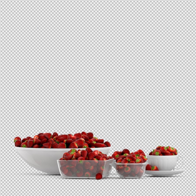 morango 3D render