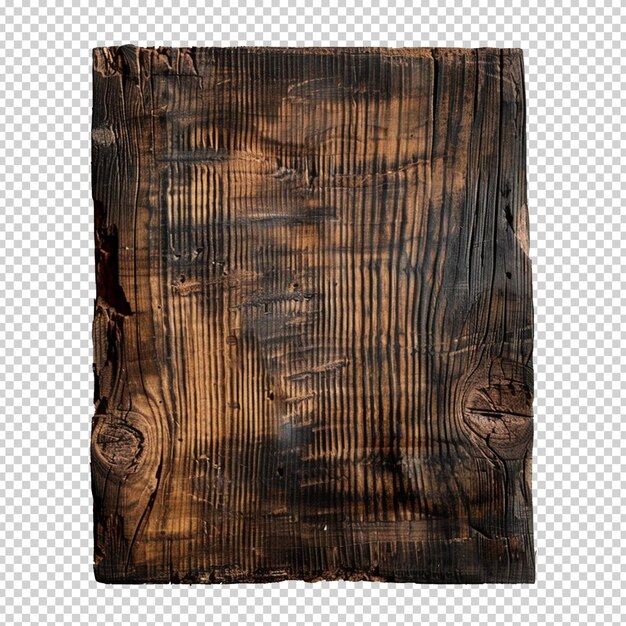 Un Morceau De Bois Avec Un Fond Brun Qui A Une Texture Brune