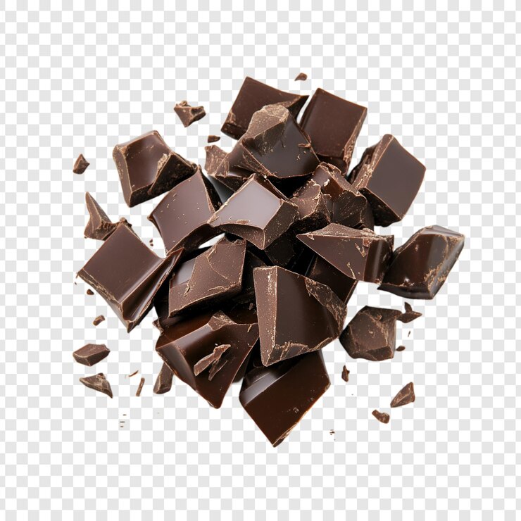 PSD des morceaux de chocolat