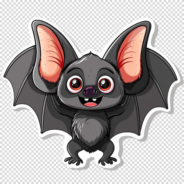 PSD morcegos de halloween isolados em fundo transparente