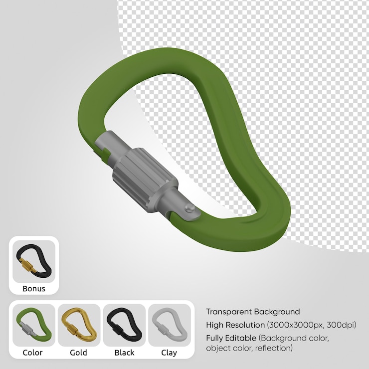 PSD moschettone 3d