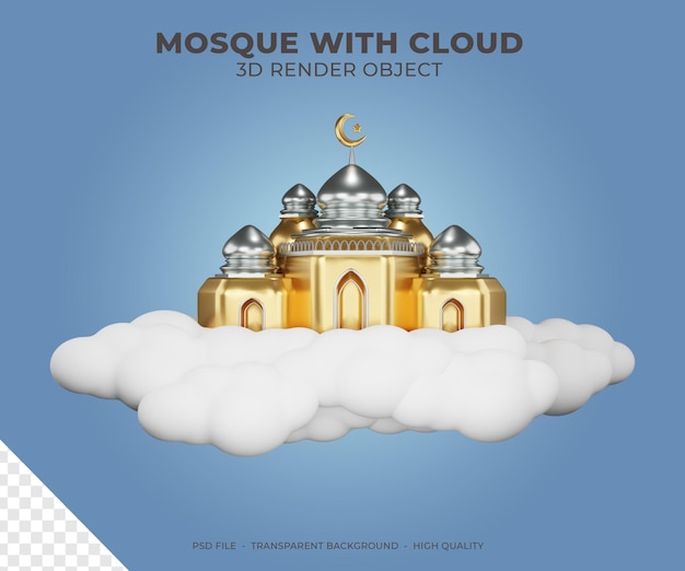 Mosquée Avec Nuage