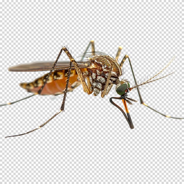 PSD mosquito isolado em fundo transparente