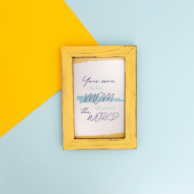 Mother's day mockup frame